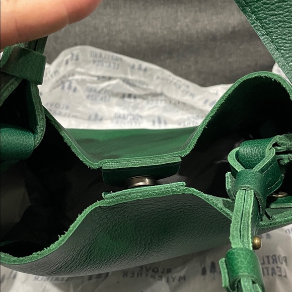 ⚡️LAST CALL⚡️Portland Leather Green Bacalar Olivia Shoulder Bag - Picture 11 of 13